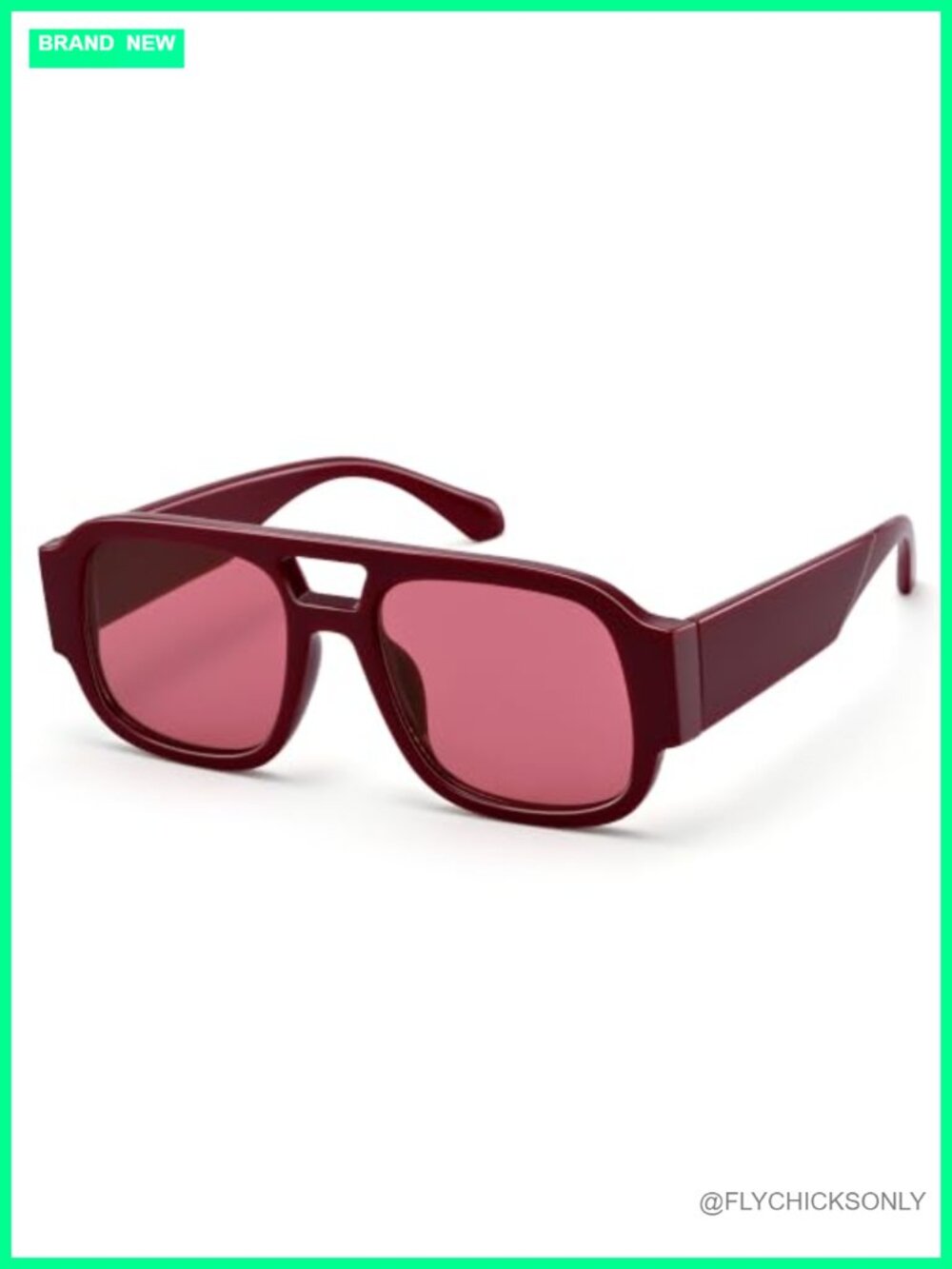Oversized Aviator Sunglasses UV400